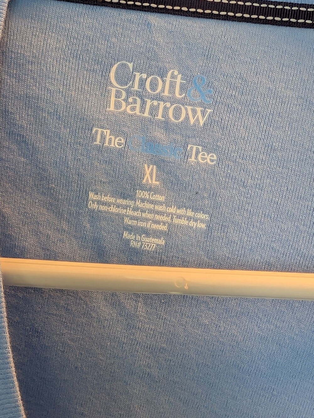 Croft & Barrow Graphic Tee Beaver 'Oh Dam' Xl Embroidery Nature Lover Wildlife View 3
